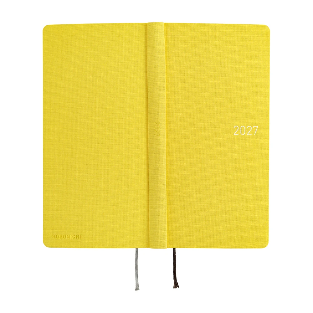Hobonichi Techo 2027 Weeks Mega - Colors: Canaria Yellow