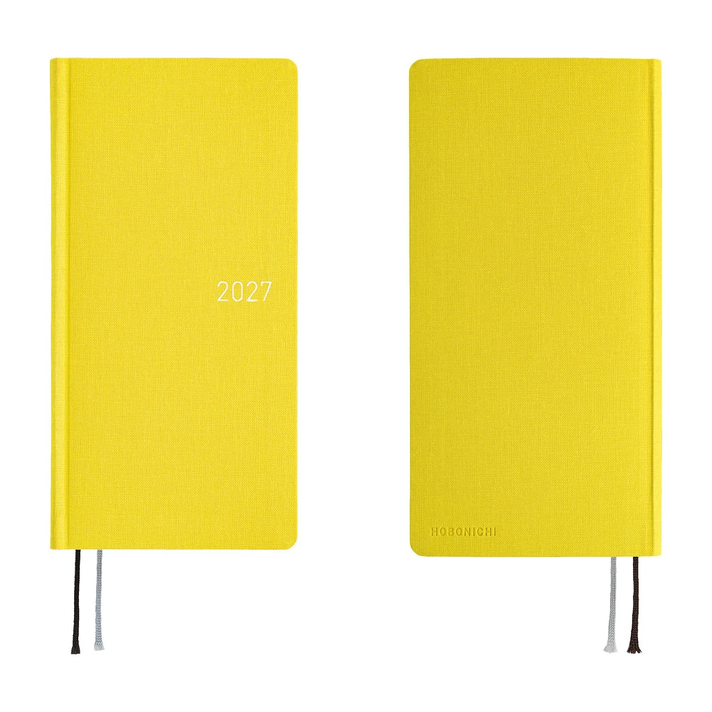 Hobonichi Techo 2027 Weeks Mega - Colors: Canaria Yellow