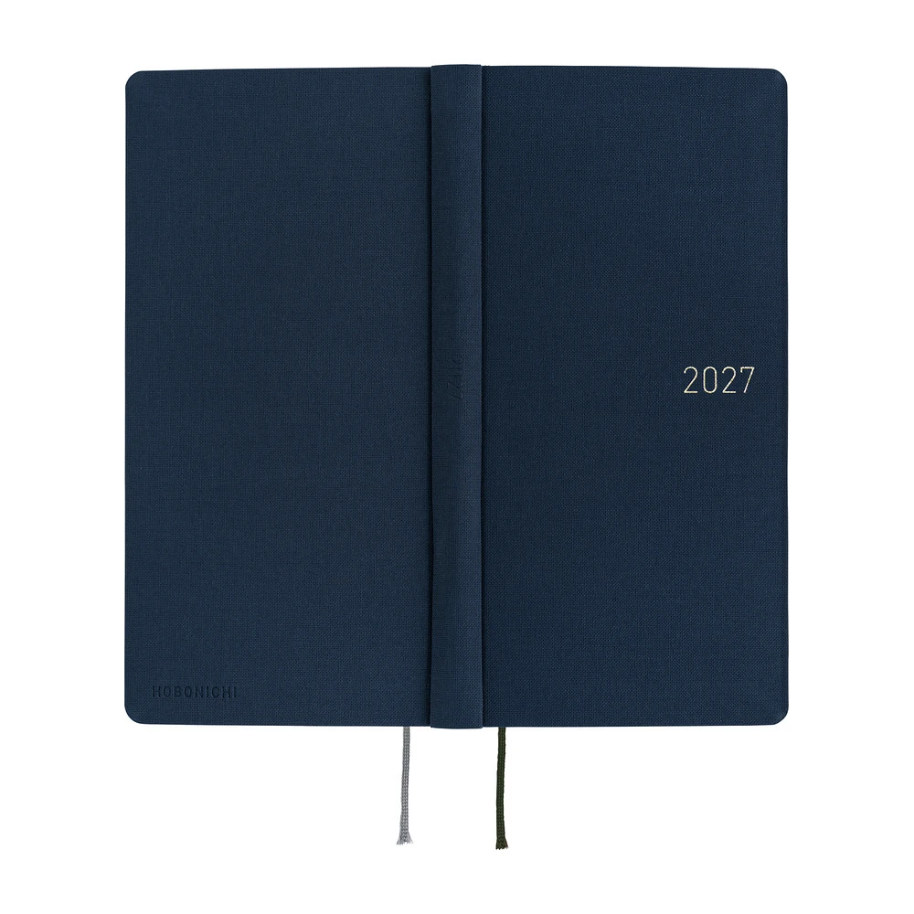 Hobonichi Techo 2027 Weeks Mega - Colors: Midnight Blue