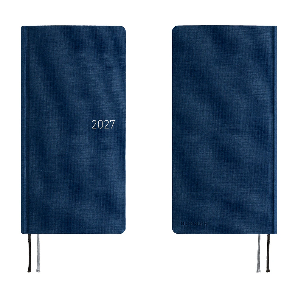 Hobonichi Techo 2027 Weeks Mega - Colors: Midnight Blue