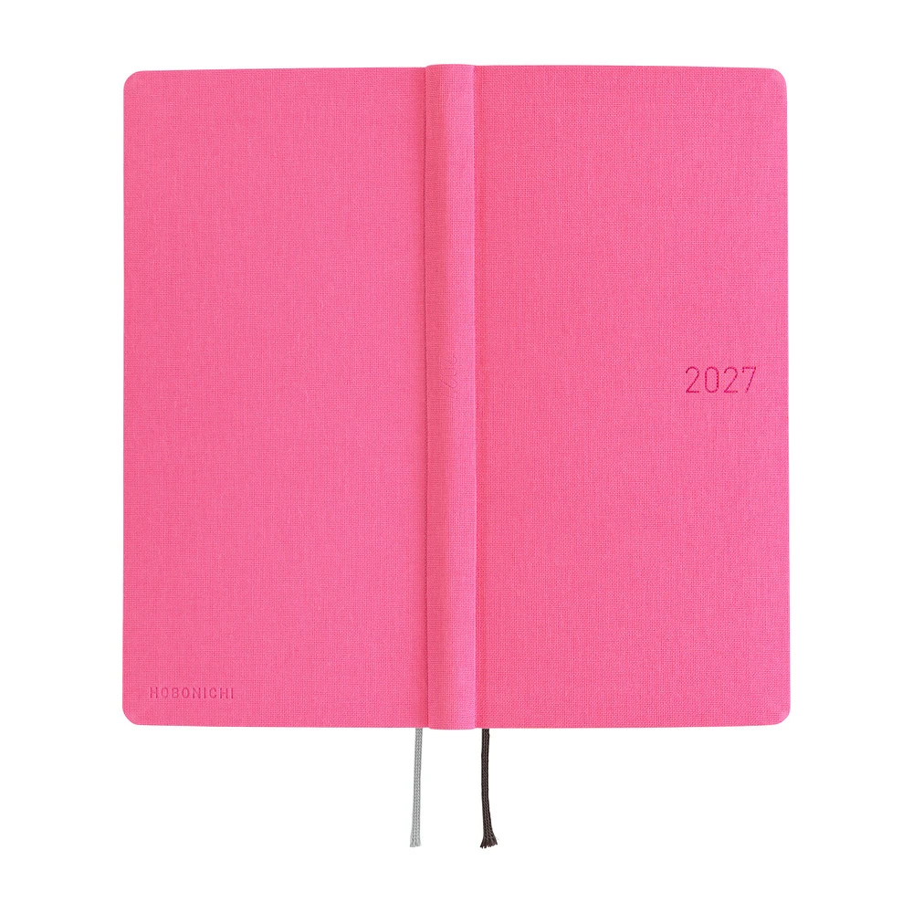 Hobonichi Techo 2027 Weeks Mega - Colors: Pink Sapphire