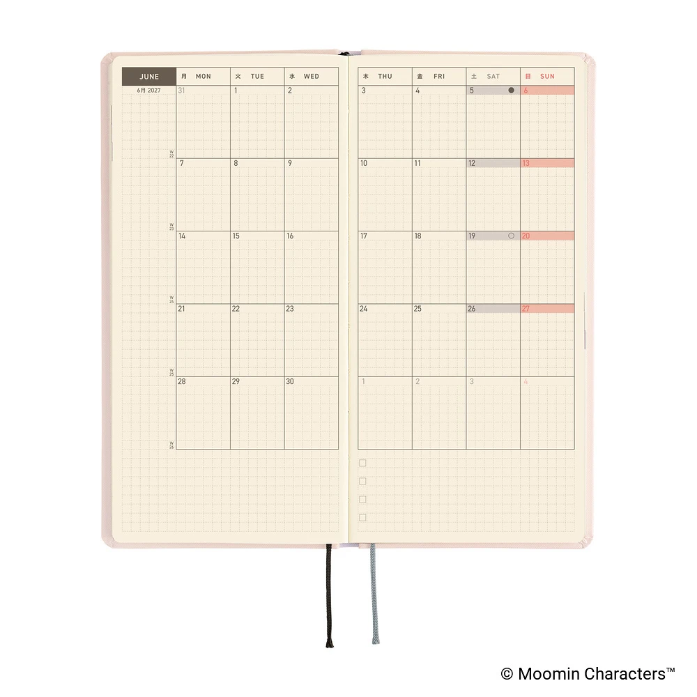 Hobonichi Techo 2027 Weeks - Moomin: At the Table