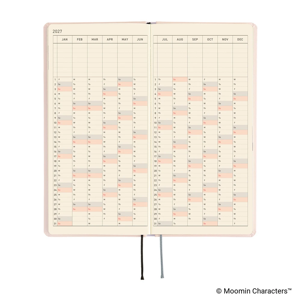 Hobonichi Techo 2027 Weeks - Moomin: At the Table