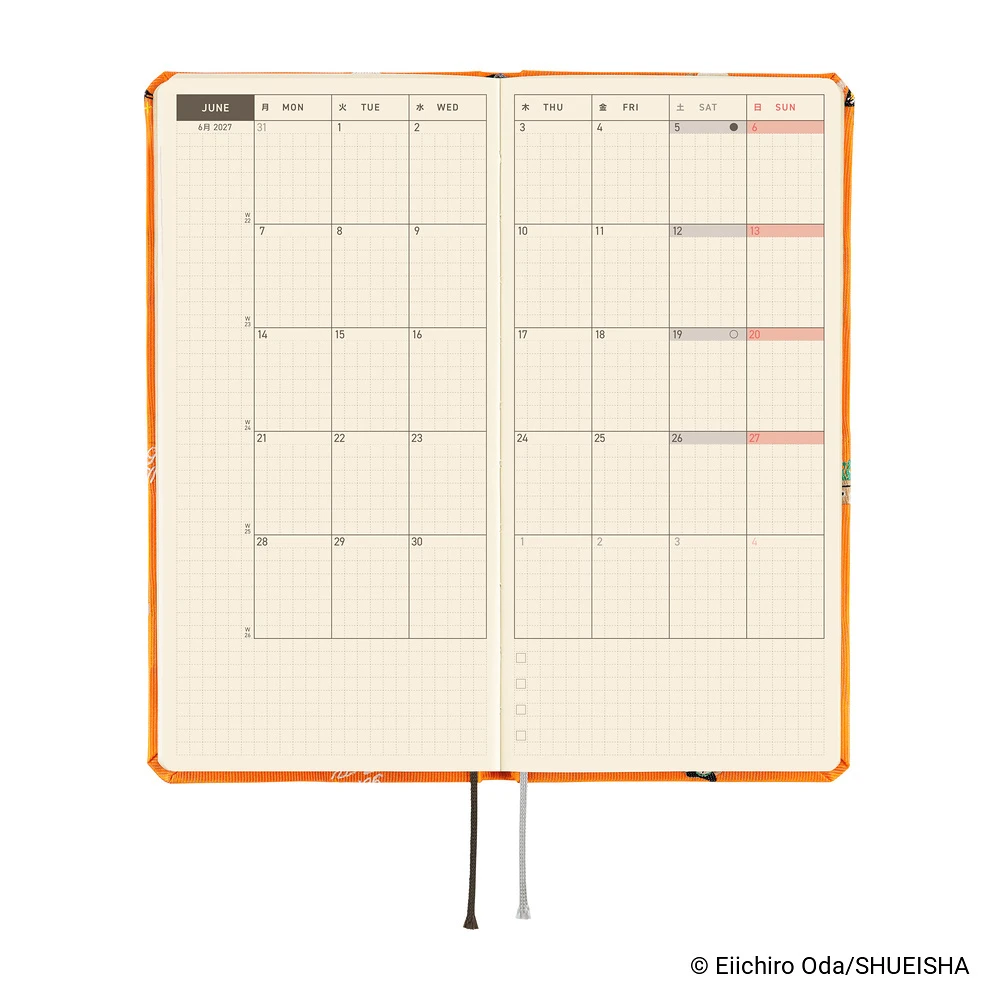 Hobonichi Techo 2027 Weeks - ONE PIECE magazine: Very Very Merry!