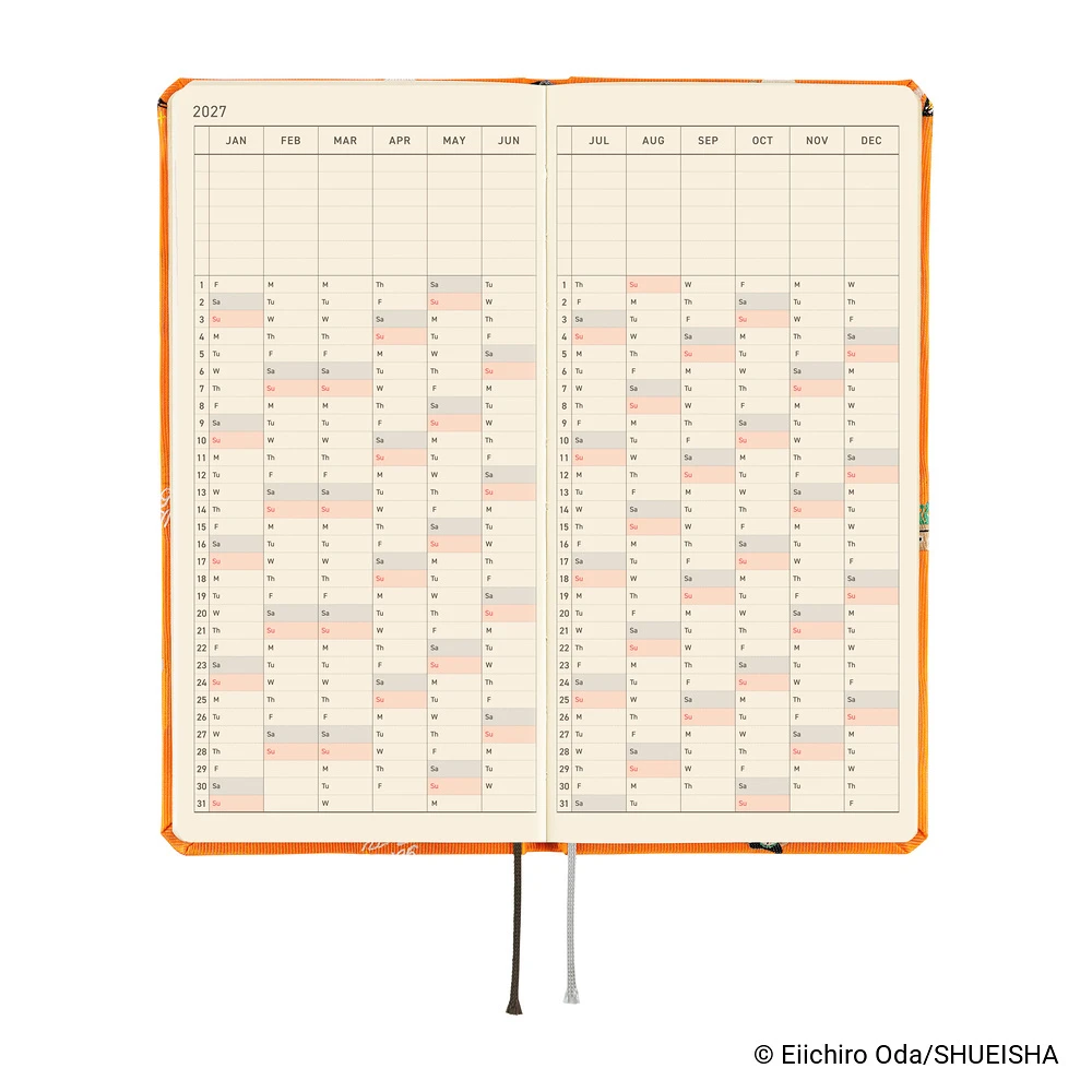 Hobonichi Techo 2027 Weeks - ONE PIECE magazine: Very Very Merry!