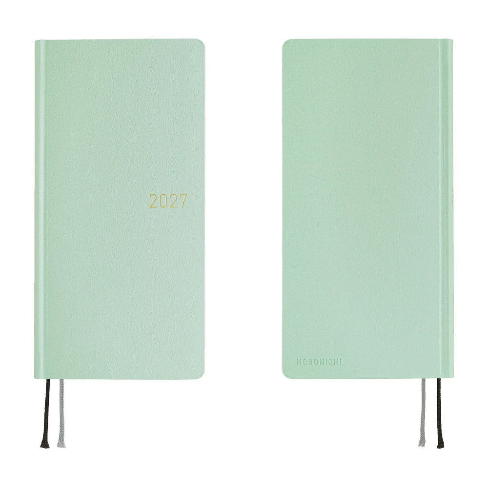 Hobonichi Techo 2027 Weeks - Paper Series: Frosty Jade