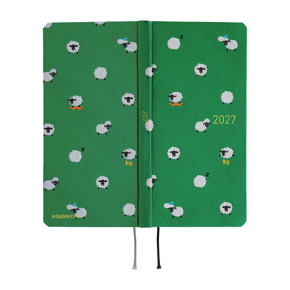 Hobonichi Techo 2027 Weeks - Bow & Tie: Sheep Sheep Sheep
