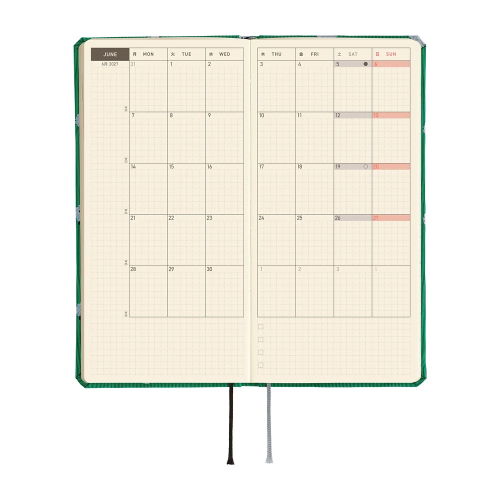 Hobonichi Techo 2027 Weeks - Bow & Tie: Sheep Sheep Sheep