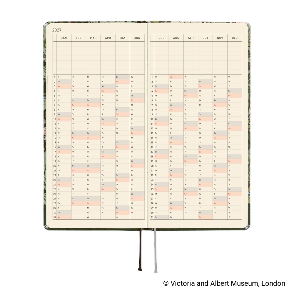 Hobonichi Techo 2027 Weeks - V&A Series: Leicester