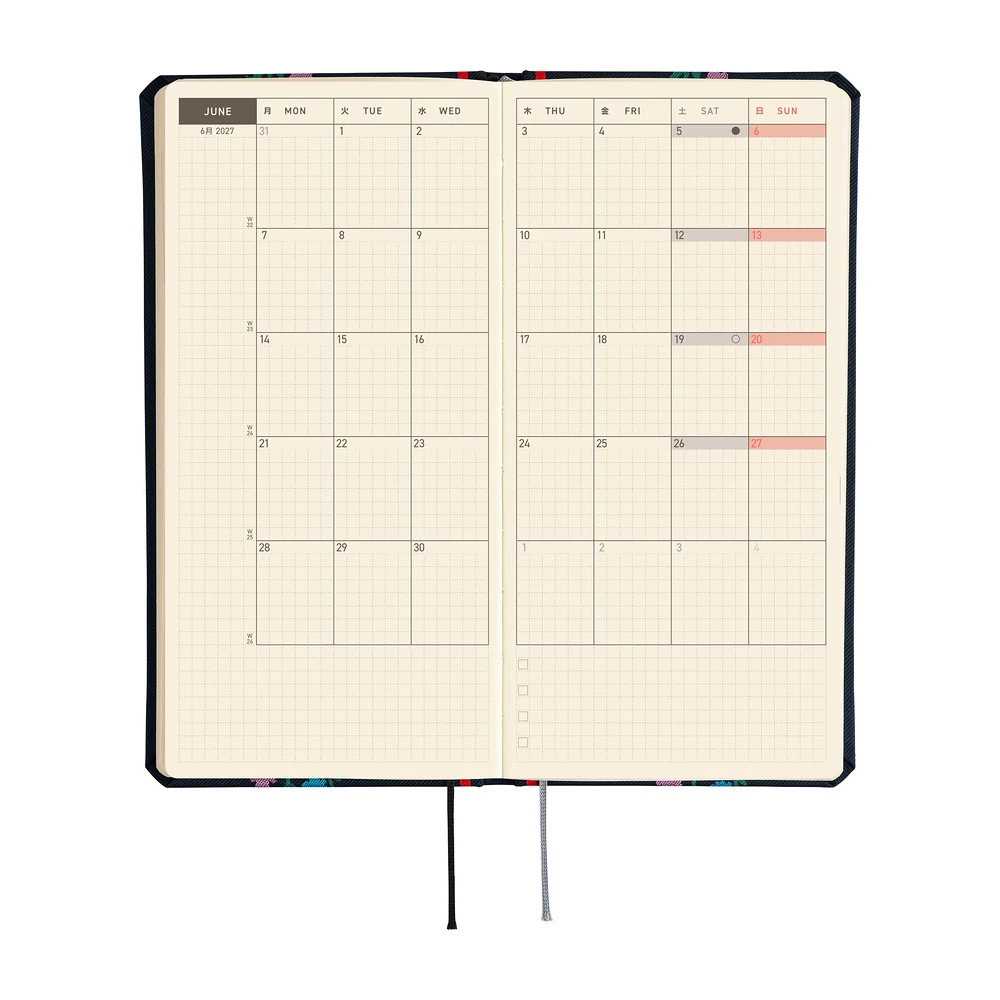 Hobonichi Techo 2027 Weeks - Yoshie Watanabe: Petit Bloom