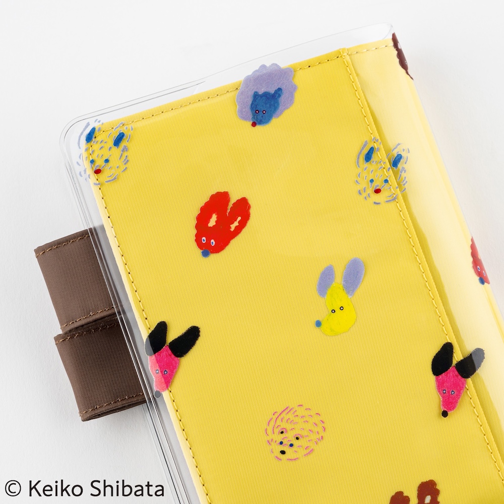 Hobonichi Techo A6 Original Cover on Cover - Keiko Shibata: Dog Ears Fluttering in the Wind