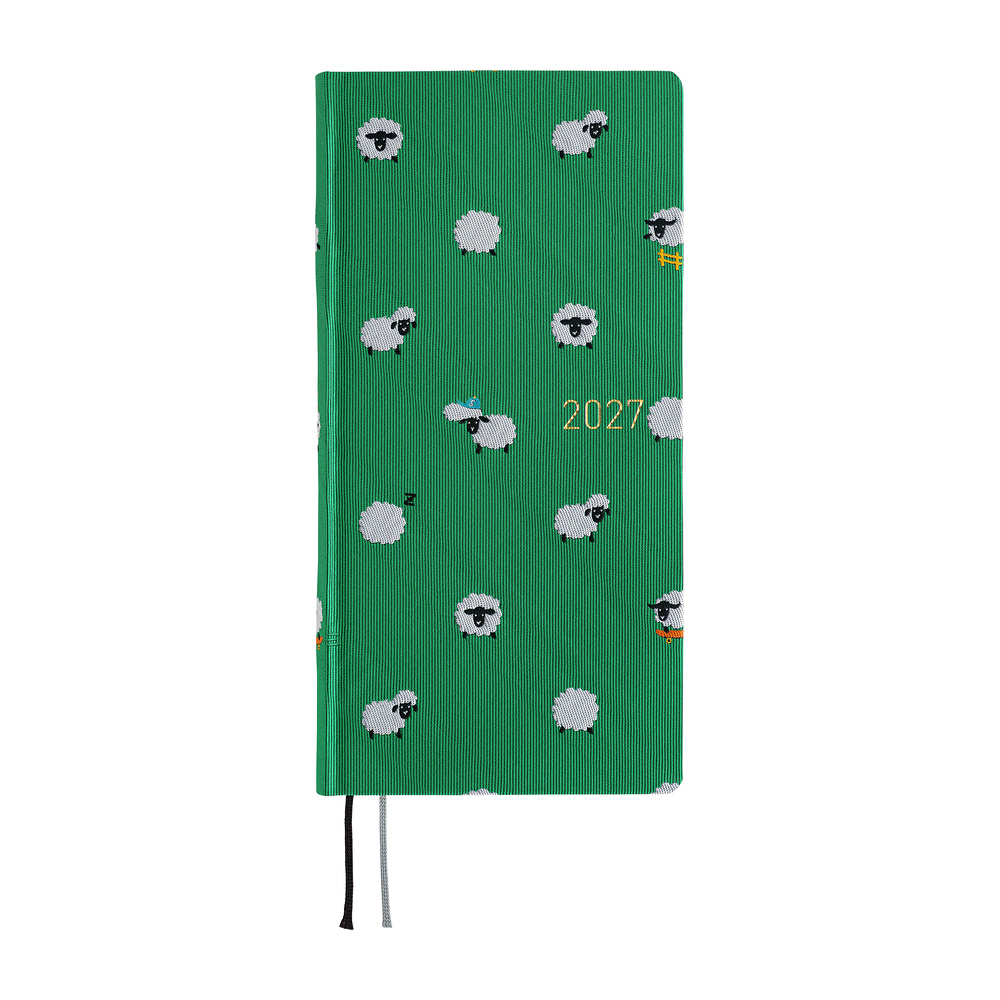 Hobonichi Techo 2027 Weeks Mega - Bow & Tie: Sheep Sheep Sheep