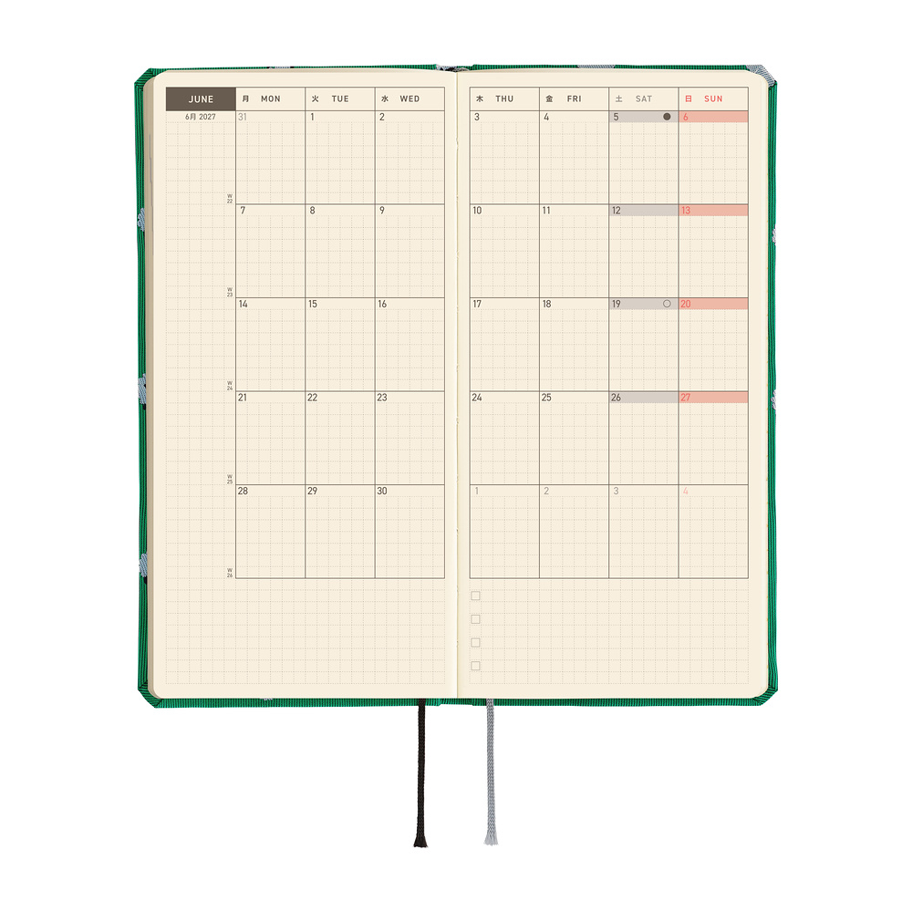Hobonichi Techo 2027 Weeks Mega - Bow & Tie: Sheep Sheep Sheep