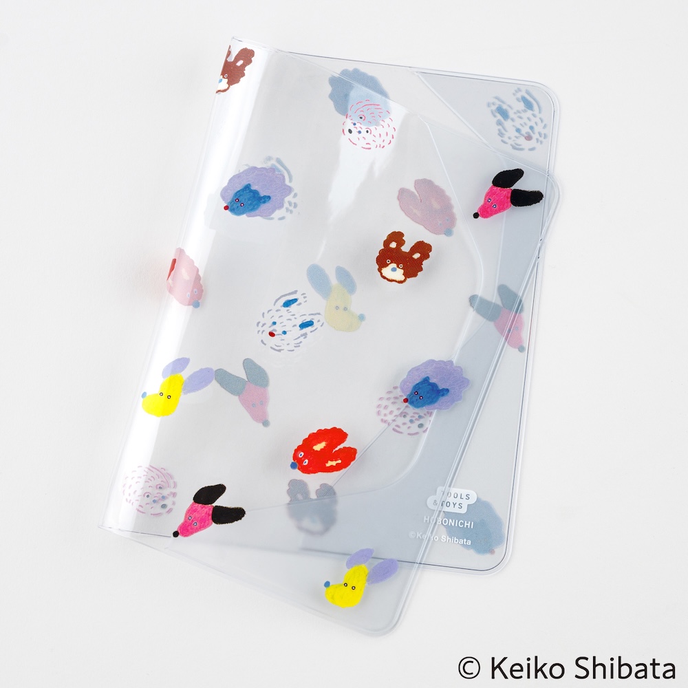 Hobonichi Techo A6 Original Cover on Cover - Keiko Shibata: Dog Ears Fluttering in the Wind