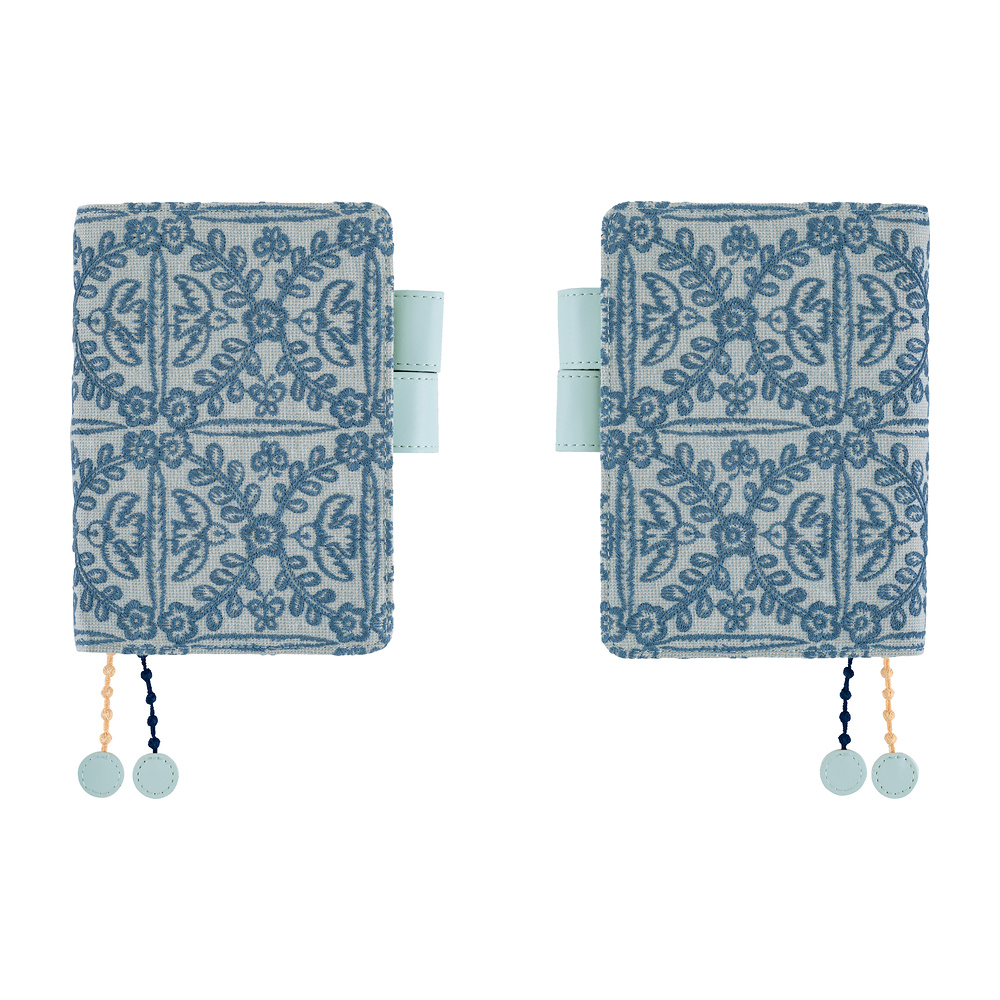 Hobonichi Techo A6 Original Cover - mina perhonen: felice (Blue)