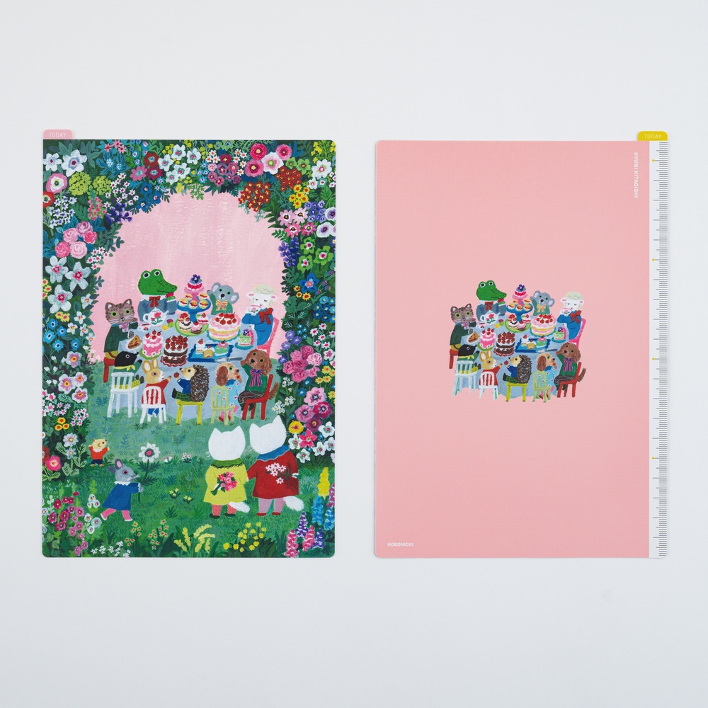 Hobonichi A5 Pencil Board - Yumi Kitagishi: In the Garden
