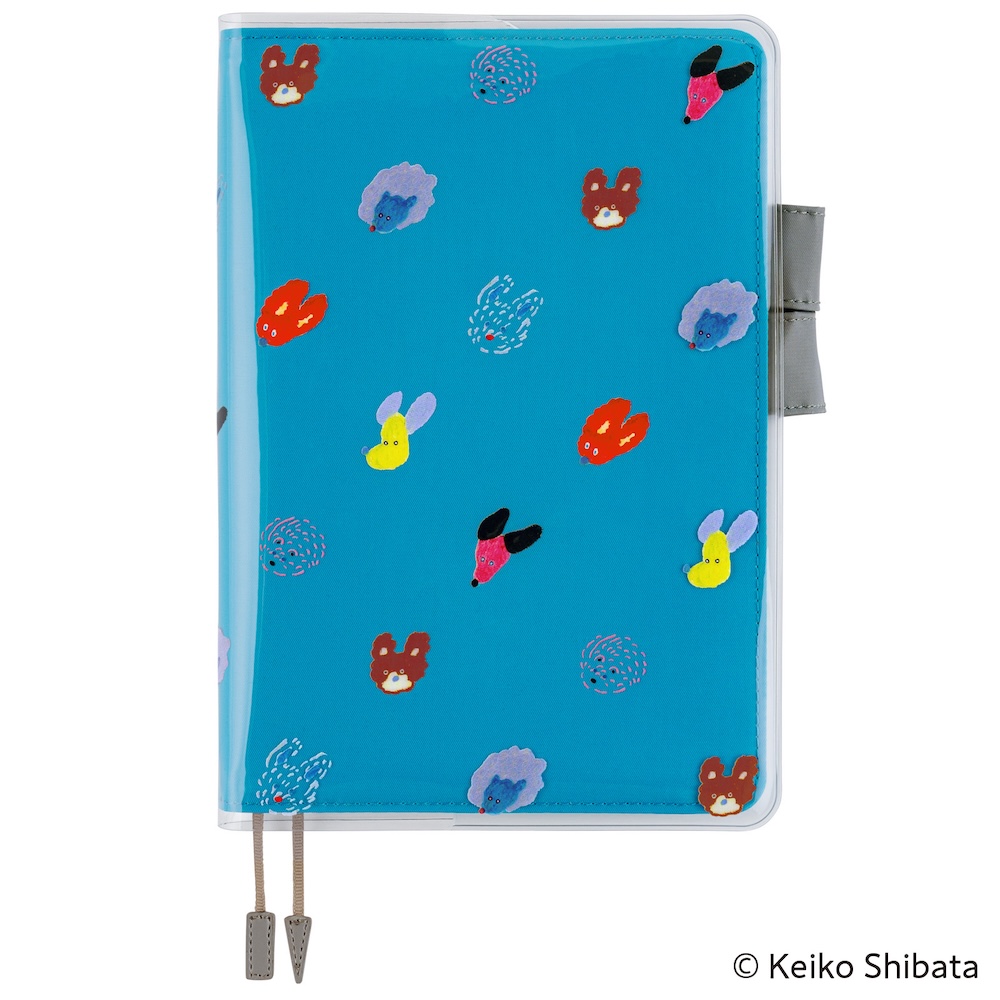 Hobonichi Techo A5 Cousin Cover on Cover - Keiko Shibata: Dog Ears Fluttering in the Wind
