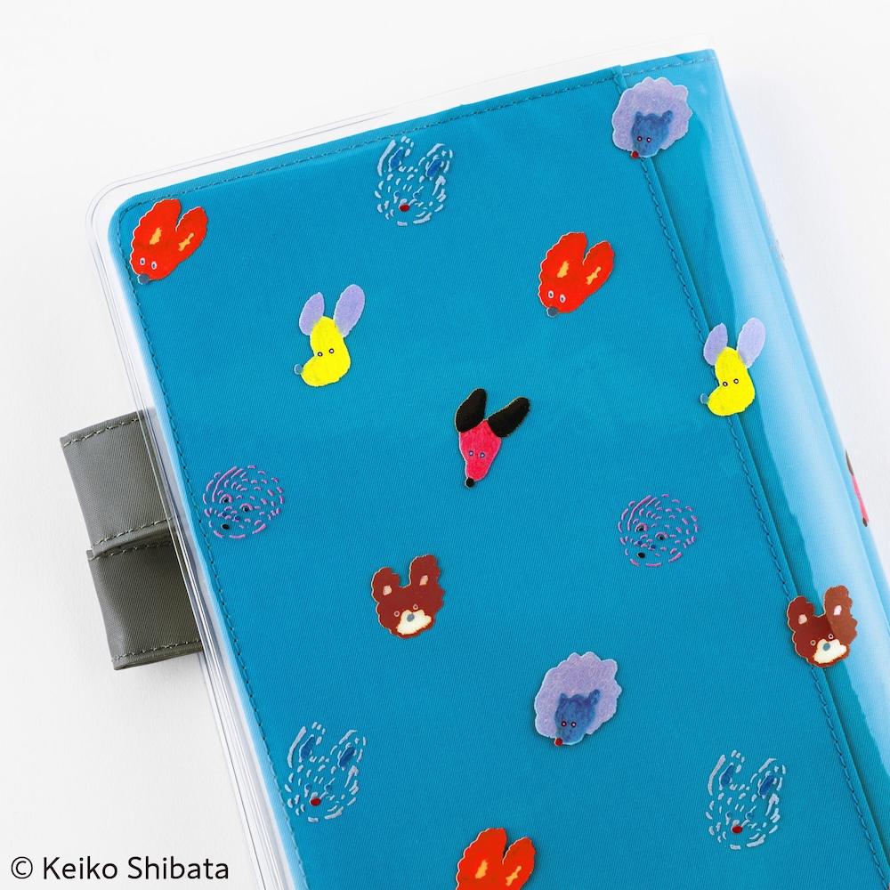 Hobonichi Techo A5 Cousin Cover on Cover - Keiko Shibata: Dog Ears Fluttering in the Wind