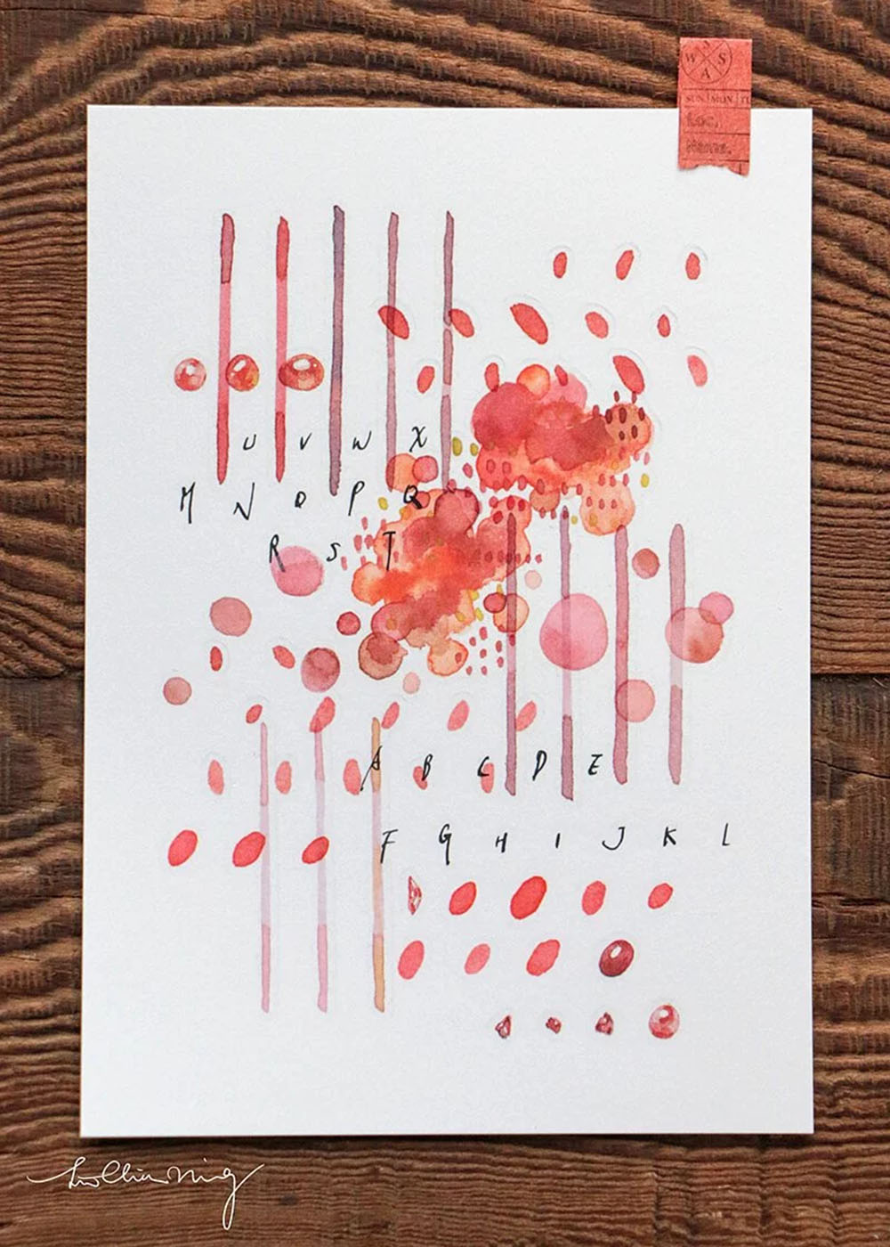 LCN Print-On Sticker Set - Letters & Numbers