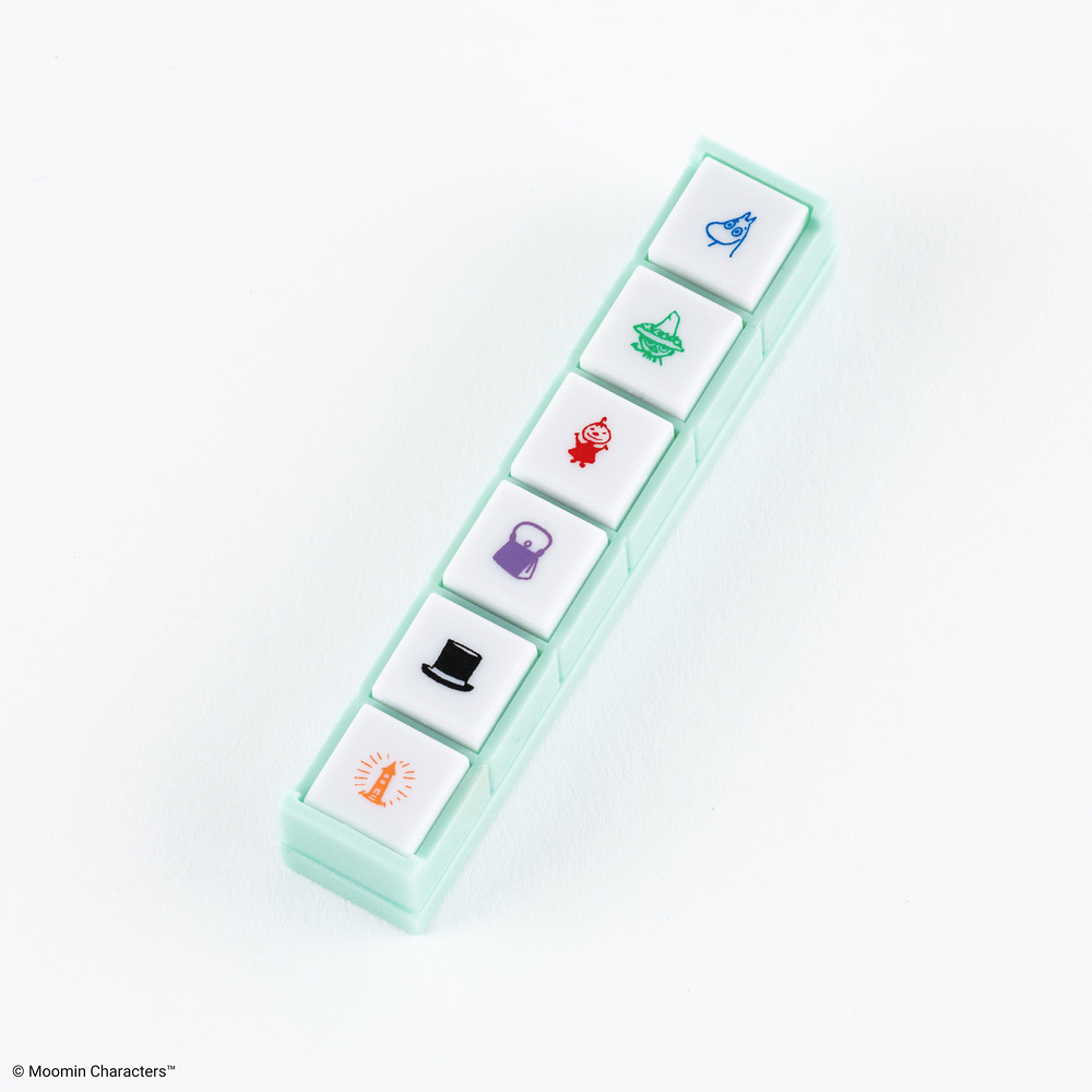 Hobonichi x Kodomo no Kao Pochitto6 Push-Button Stamp - Moomin