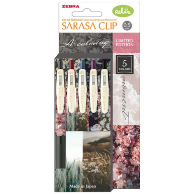 Zebra Sarasa Clip 0.5 Gel Pen Set - A Calming Moment Limited