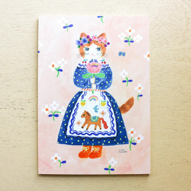 Cozyca x Aiko Fukawa Notebook - Please Leave a Flower (A5, Grid)