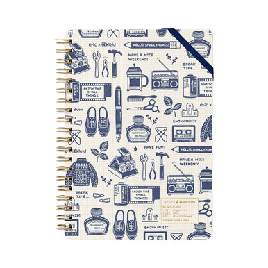 Eric x Kleid 2026 Ring Diary - B6 White