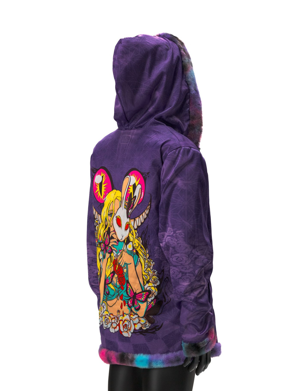 Down the Rabbit Hole Reversible Faux Fur Jacket