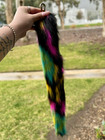 Green Pink Black Speckle Tail