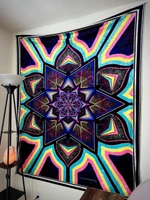 Kaleidodope Large UV Reactive Tapestry