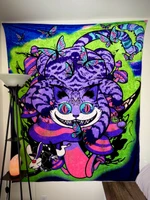 Cheshire Large UV Reactive Tapestry