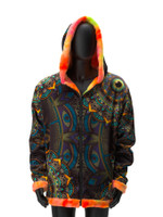 Wildcat Mandala Reversible Faux Fur Jacket