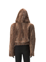 Wildcat Mandala Reversible Faux Fur Jacket
