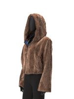 Wildcat Mandala Reversible Faux Fur Jacket
