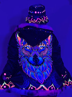 Wolf Reversible Faux Fur Jacket