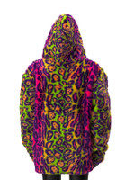 Kaleidodope Reversible Faux Fur Jacket