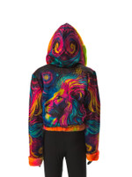 Zodiac Dreams ♌ Leo Reversible Faux Fur Jacket