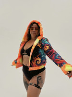 Zodiac Dreams ♌ Leo Reversible Faux Fur Jacket