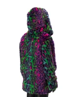 Jurassic  Reversible Faux Fur Jacket