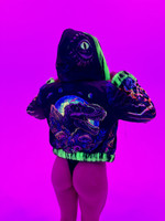 Jurassic  Reversible Faux Fur Jacket