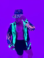 Jurassic  Reversible Faux Fur Jacket
