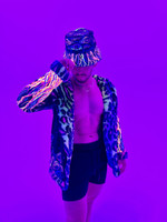 Jurassic  Reversible Faux Fur Jacket