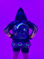 Jurassic  Reversible Faux Fur Jacket
