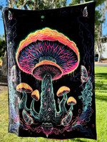 Forest Spirit and The Great Shroom Double Sided Blanket