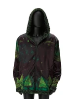 Alien Aura  Reversible Faux Fur Jacket