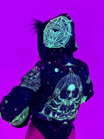 Alien Aura  Reversible Faux Fur Jacket