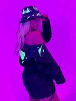 Alien Aura  Reversible Faux Fur Jacket