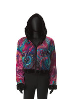 Zodiac Dreams ♒️ Aquarius Reversible Faux Fur Jacket