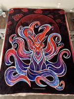 Gothic Mandala ╳ Nine Tails Double Sided Blanket