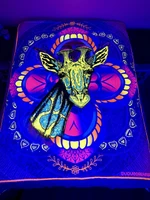 Hamsa ╳ Mushroom Giraffe Double Sided Blanket